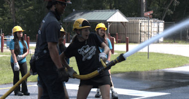 Kids having a 'Ghost' of a time at HHI fire camp
