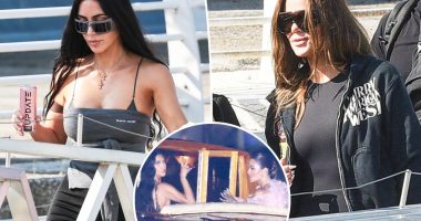 Kim and Khloé Kardashian spotted leaving Venice after Jeff Bezos, Lauren Sánchez’s $50M wedding