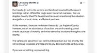 LASDHQ Tweet about Iran