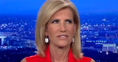 Laura Ingraham struggles to keep a straight face as senator makes X-rated on-air gaffe