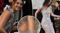 Leonardo DiCaprio’s girlfriend, Vittoria Ceretti, suffers embarrassing wardrobe malfunction at Bezos wedding
