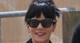 Lily Allen steps out with stylist Marco for another day at Glastonbury
