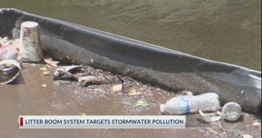 Litter traps installed throughout waterways of Savannah