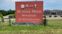 Suspect stabs victim at Buddha Mind Monastery.