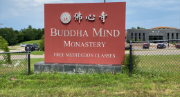 Suspect stabs victim at Buddha Mind Monastery.