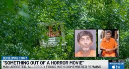 Man lounged on couch surrounded by wife's remains: Cops