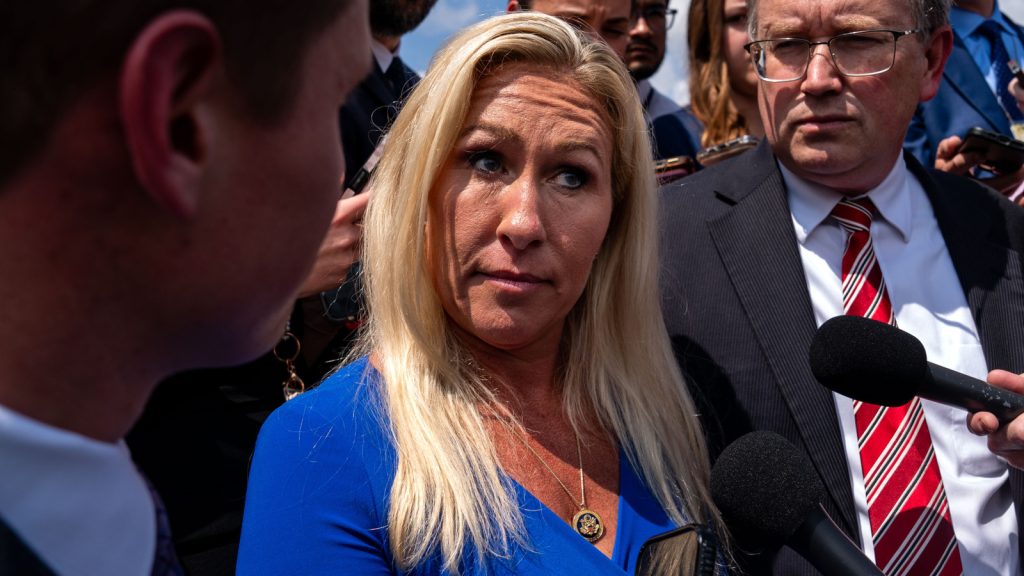 Marjorie Taylor Greene's Rumored Affair Partner Had A Scandalous Career