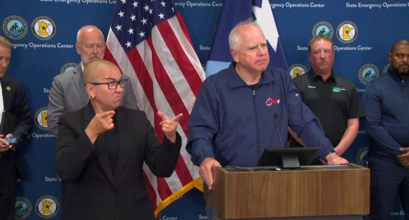 Minnesota Gov. Walz announces shooting suspect is arrested