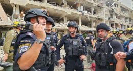 Israeli police and search and rescue teams deploy to the area begin investigation and search operations.  Credit: 'ISRAELI POLICE / HANDOUT