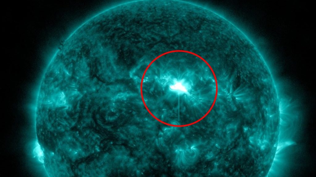 NASA warns blackouts could hit TODAY as sun releases colossal burst of radiation