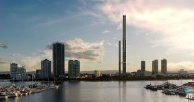 A revised development application has been lodged for a 101-storey skyscraper on the Gold Coast that would surpass the Q1 building to become Australia's tallest building.