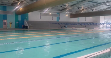 Eight children and an adult were taken to hospital after a chemical incident at a pool in Melbourne last night.