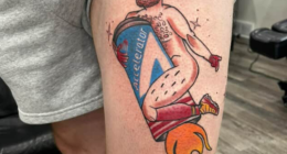 Travis Kelce x Accelerator tattoo