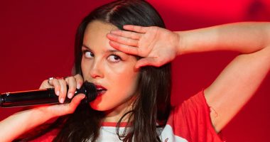 Olivia Rodrigo wows in Union Jack hot pants during Glastonbury set