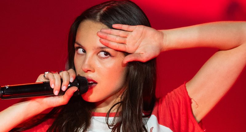 Olivia Rodrigo wows in Union Jack hot pants during Glastonbury set