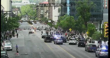One hospitalized after shooting at 'No Kings' protest in Utah
