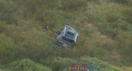 Six teenagers have been rushed to hospital with serious injuries following the crash.