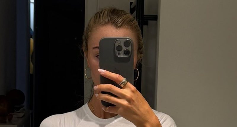 Pregnant Sophie Habboo shows off her blossoming baby bump in a hilarious slogan crop top as she shares series of stylish snaps