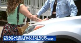 President Donald Trump calls for expanding ICE deportation raids in Chicago, other big cities