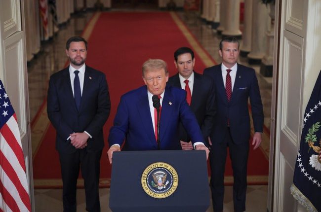 President Trump Addresses the Nation Regarding U.S. Military Strikes Against Iran