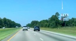 Residents express amazement after seeing mystery object streak across the sky