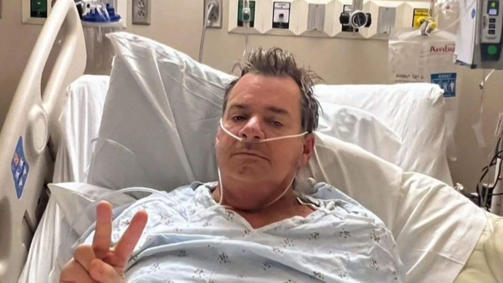 Rock star devastated as he’s diagnosed with ‘very aggressive’ cancer and shares snap from hospital bed