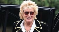 Rod Stewart, 80, is supported by pregnant daughter Kimberly, 45, and lookalike son Sean, 44, as he's seen for the first time since being left 'devastated' after cancelling SIX shows due to ill health