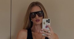 Rosie Huntington-Whiteley stuns as she shares sweet family photo dump