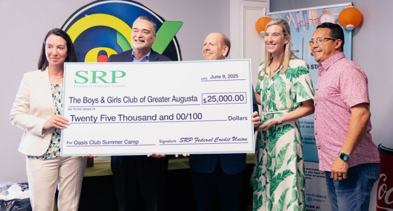 SRP presents to $25,000 to Boys & Girls Club