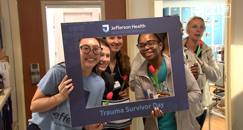 Saying thanks to the Trauma Team