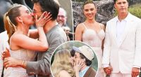 Scarlett Johansson plants a big kiss on Jonathan Bailey — this time in front of husband Colin Jost