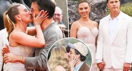 Scarlett Johansson plants a big kiss on Jonathan Bailey — this time in front of husband Colin Jost