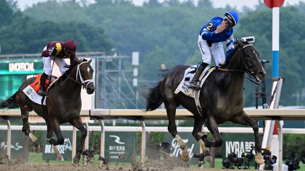 Sovereignty wins Belmont Stakes over Journalism