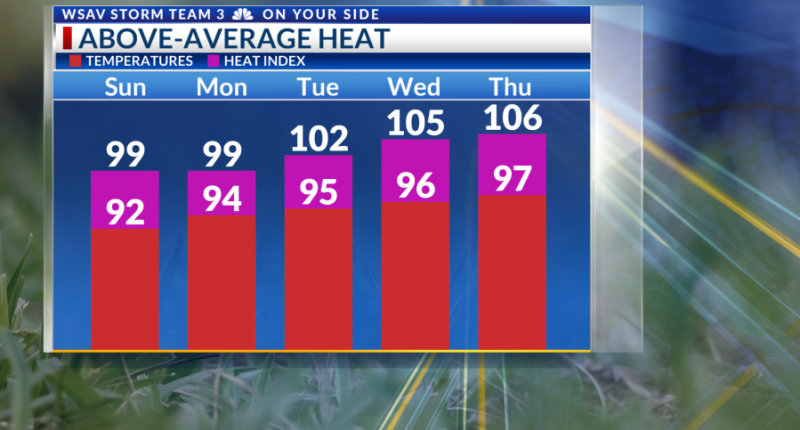 Storm Team 3: Seasonal Sunday Before Above-Average Heat Builds In