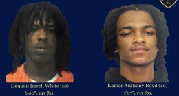 Suspects accused of shooting at officer's patrol car during pursuit in Waycross
