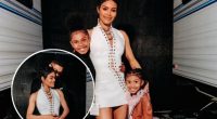 TEYANA TAYLOR SHARES CANDID MOMENTS WITH DAUGHTERS AND BOYFRIEND AARON PIERRE AT BET AWARDS