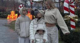 Tammy Hembrow celebrates an early Christmas in July with children after fleeing the country following split from husband Matt Zukowski: 'My soul needed this'