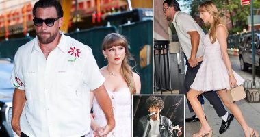 Taylor Swift and Travis Kelce hold hands on romantic date in NYC