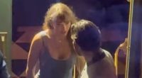 Taylor Swift and Travis Kelce stun sleeping fan in New York as couple head out on a date night