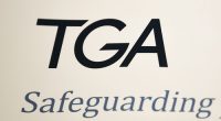 The logo of the Therapeutic Goods Administration (TGA).