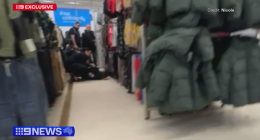 Witnesses recalled seeing a 22-year-old man lying bleeding inside Dawson Mall at Mount Druitt at 5pm yesterday.