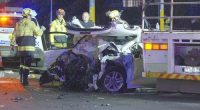A﻿ teenager has died and his family have been seriously injured after two cars collided in Sydney's south-west.