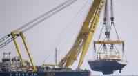 The incredible crane that will carry Bayesian: Specially constructed lifter will slowly take £25 million superyacht to safety