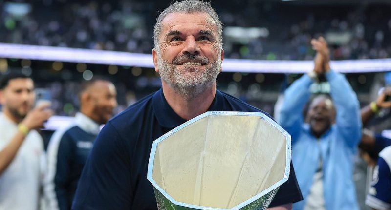 Tottenham SACK Ange Postecoglou despite ending their 17-year trophy drought with Europa League win - and fellow Premier League boss leads race to replace him