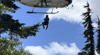 In this handout photo provided by the Snohomish County Sheriff's Office deputies participate in the search for Travis Decker, at an undisclosed location in Washington state, Friday, June 6, 2025. (Snohomish County Sheriff's Office photo via AP)