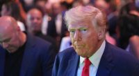 Trump attends UFC championship fight in New Jersey, taking a break from politics, Musk feud