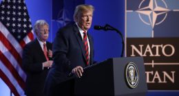 Trump heads to NATO as Middle East tensions take center stage