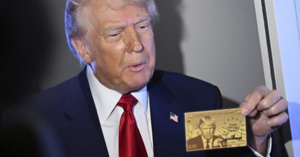 Trump launches web site for 'gold card'