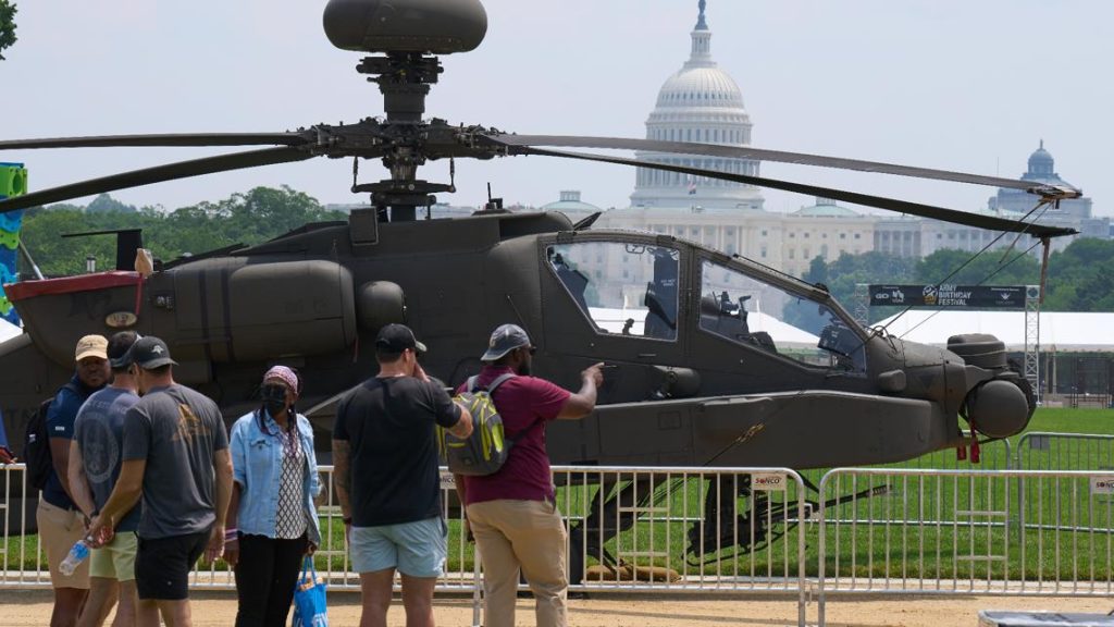 Trump's military parade marking Army's 250th birthday to kick off Saturday