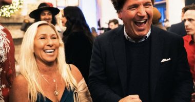 Trump's savage word to describe Tucker Carlson sends Marjorie Taylor Greene ballistic during MAGA war